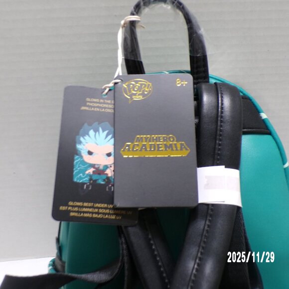 New Loungefly Pop My Hero Academia Deku Backpack Infinity Glow Cosplay # 4025 main image 6